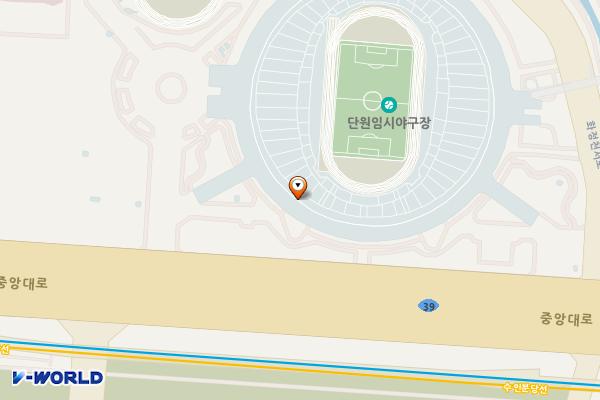 와스타디움2 위치 지도 — 경기도 안산시 단원구 화랑로