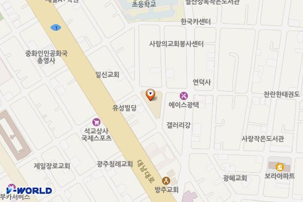 남구_월산4동행정복지센터 위치 지도 — 전남광주통합특별시 남구 대남대로390번길 11