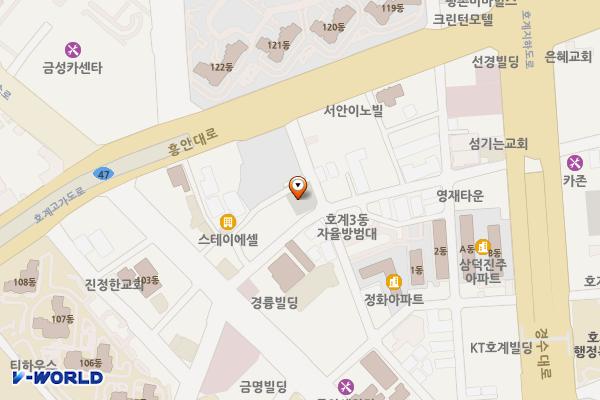 호계3동 노외 주차장 위치 지도 — 경기도 안양시 동안구 흥안대로94번길 18