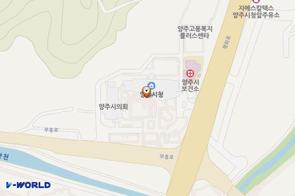 양주시청 위치 지도 — 경기도 양주시 부흥로 1533