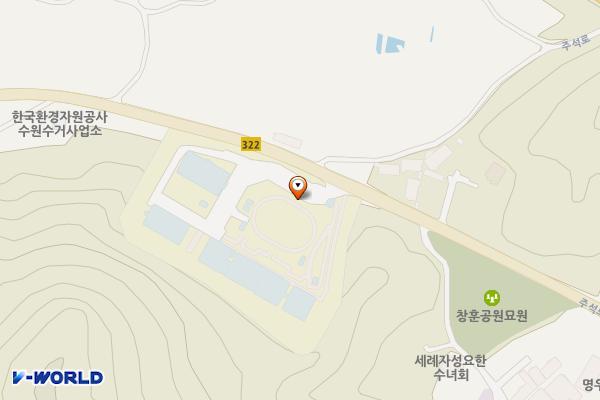 수원여자대학교 해란캠퍼스 위치 지도 — 경기도 화성시 봉담읍 주석로