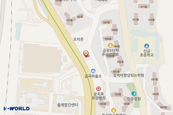 북구_금곡동행정복지센터 위치 지도 — 부산광역시 북구 금곡대로 466 (금곡동, 금곡동 주민센터)