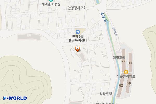 병목안옛길 주차장 위치 지도 — 경기도 안양시 만안구 병목안로156번길 24-24
