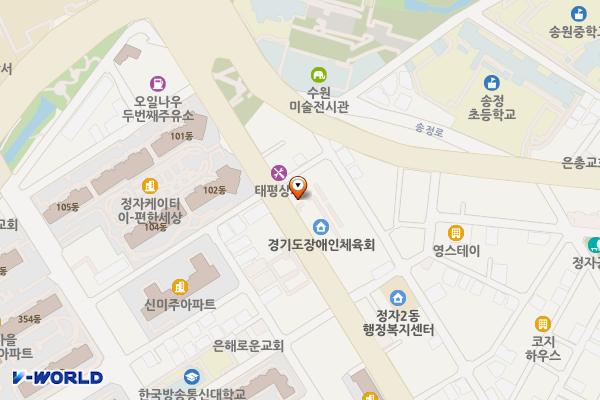 경기도 체육회관 위치 지도 — 경기도 수원시 장안구 장안로 134