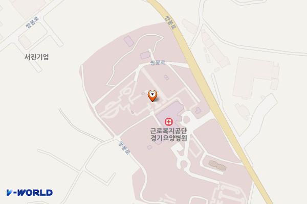 근로복지공단 경기요양병원 위치 지도 — 경기도 화성시 우정읍 쌍봉로 465-4