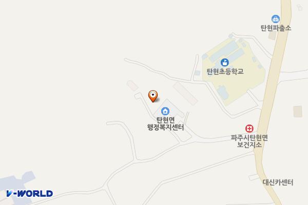 탄현면사무소 위치 지도 — 경기도 파주시 탄현면 방촌로649번길 24-7
