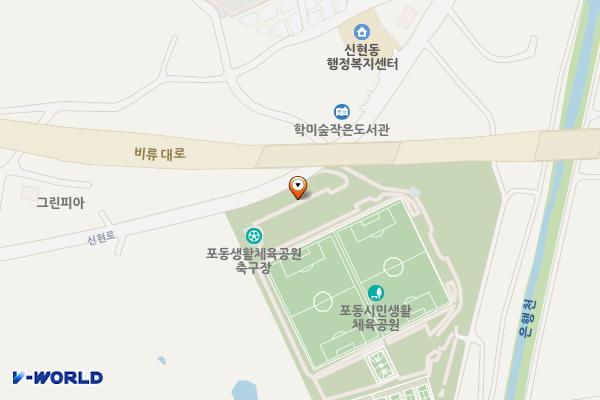 포동생활체육공원 위치 지도 — 경기도 시흥시 포동 67-207