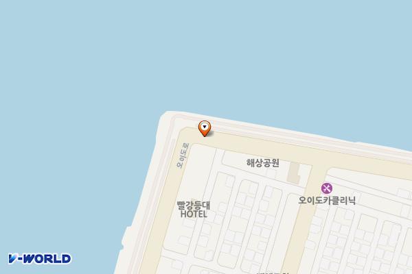 오이도해양단지 노상주차장1 위치 지도 — 경기도 시흥시 정왕동 2044