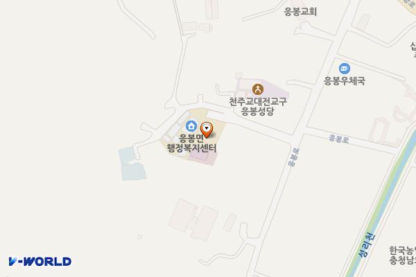 예산군_응봉면행정복지센터 위치 지도 — 충청남도 예산군 응봉면 노화조개내길 9