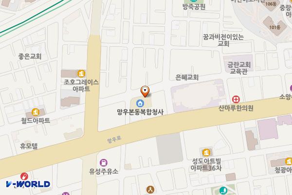 중랑구_망우본동주민센터 위치 지도 — 서울특별시 중랑구 망우로67길 10