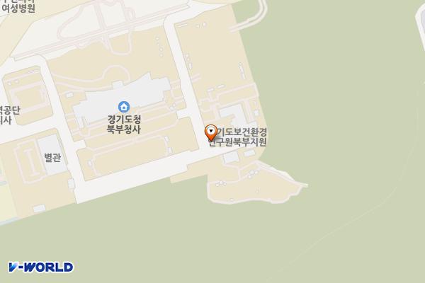 경기도청 북부청사 위치 지도 — 경기도 의정부시 청사로 1