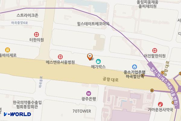퀸즈파크나인 위치 지도 — 서울특별시 강서구 공항대로 247
