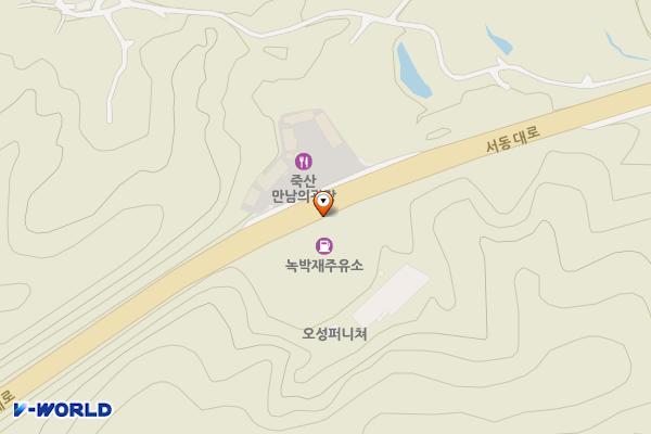세븐일레븐 안성죽산녹박점 위치 지도 — 경기도 안성시 죽산면 서동대로 6518