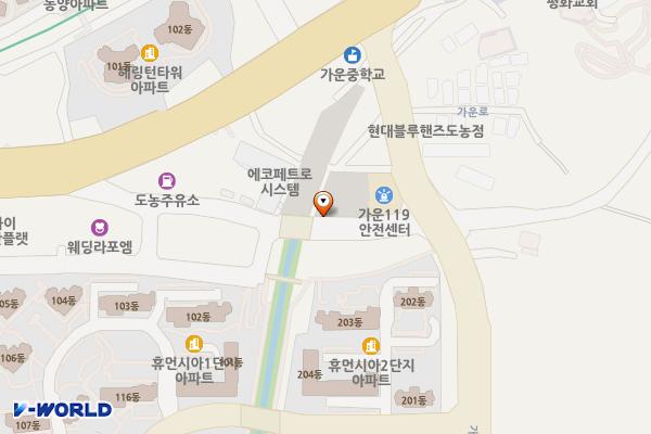 다산제2공영주차장 위치 지도 — 경기도 남양주시