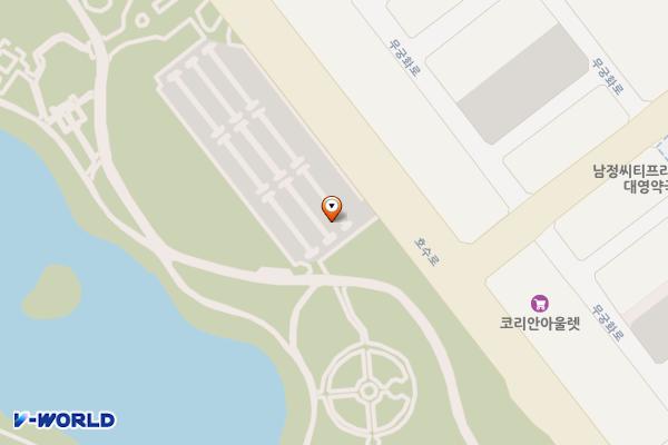 일산호수공원제2공영주차장 위치 지도 — 경기도 고양시 일산동구 호수로 731