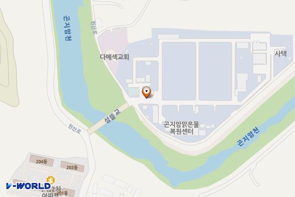 곤지암 공공하수처리시설 위치 지도 — 경기도 광주시 초월읍 현산로 130-24