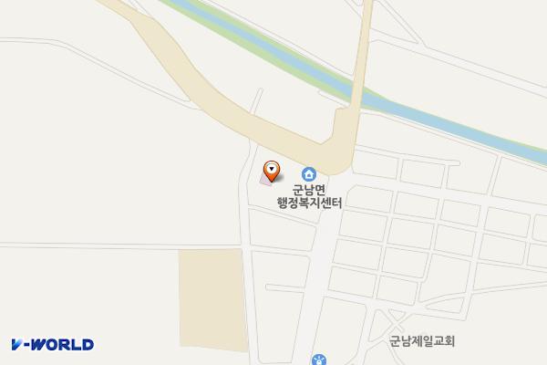 군남면사무소 위치 지도 — 경기도 연천군 군남면 군남로 417