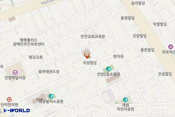 공원아파트 뒤 주차장 위치 지도 — 경기도 안양시 만안구 박달우회로150번길 41