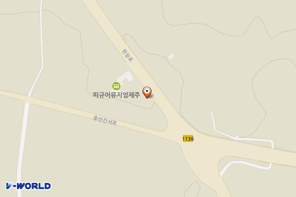 피규어뮤지엄 위치 지도 — 제주특별자치도 서귀포시 안덕면 한창로 243