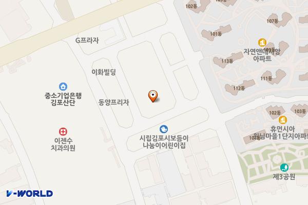 보람리치타워 위치 지도 — 경기도 김포시 양촌읍 황금로89번길 38
