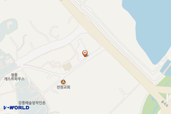 서원 돈까스물회짬뽕국밥 위치 지도 — 강원특별자치도 강릉시 죽헌길 167