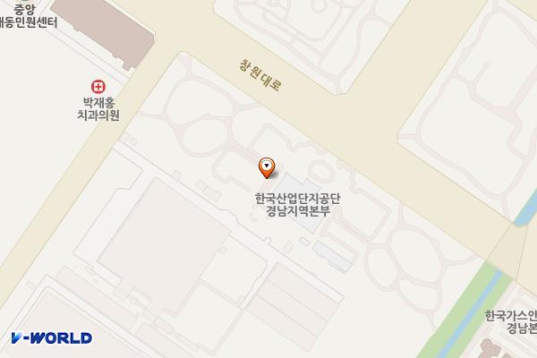 창원 에너지테마파크 위치 지도 — 경상남도 창원시 성산구 창원대로 754