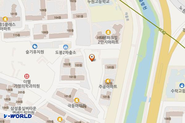 기아자동차 도봉서비스센터 위치 지도 — 서울특별시 도봉구 도봉로180나길 48