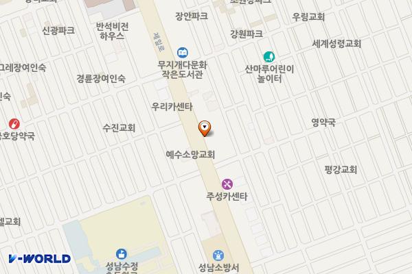 수진제3공영주차장 위치 지도 — 경기도 성남시 수정구 제일로 128