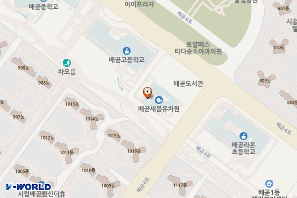 배곧도서관 위치 지도 — 경기도 시흥시 배곧4로 102