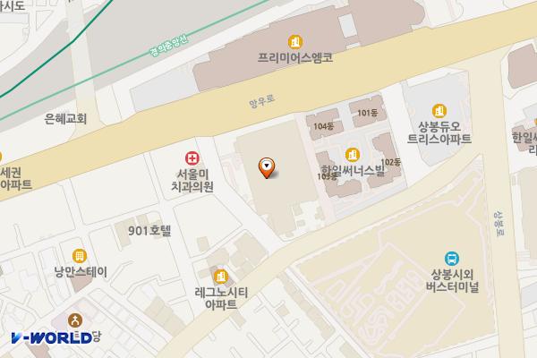 코스트코 상봉점 위치 지도 — 서울특별시 중랑구 망우로 336