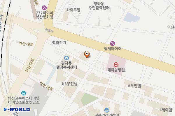 S모텔 위치 지도 — 전북특별자치도 익산시 익산대로4길 17
