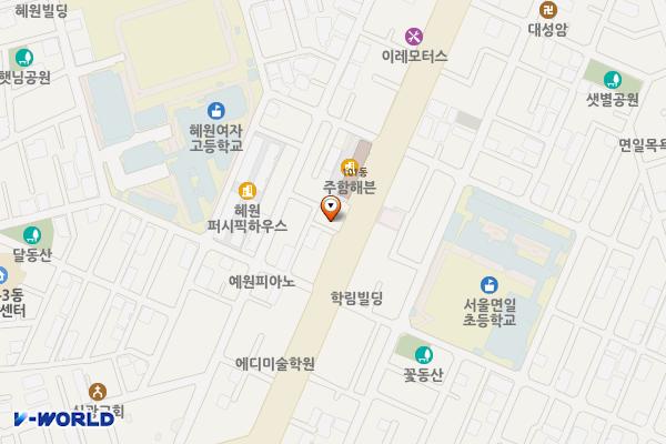 중랑구_망우3동주민센터 위치 지도 — 서울특별시 중랑구 용마산로 461