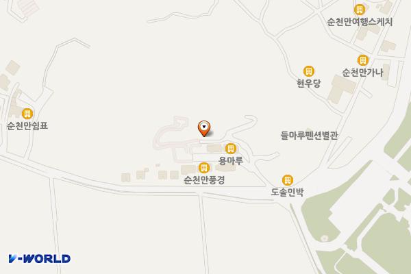 더스카이풀빌라 위치 지도 — 전남광주통합특별시 순천시 순천만길 686-12