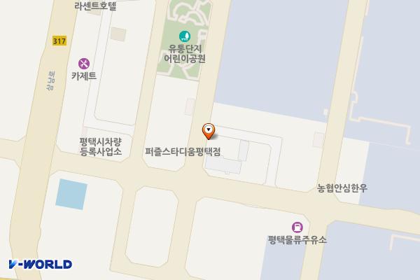 평택도시공사 위치 지도 — 경기도 평택시 도일유통길 25