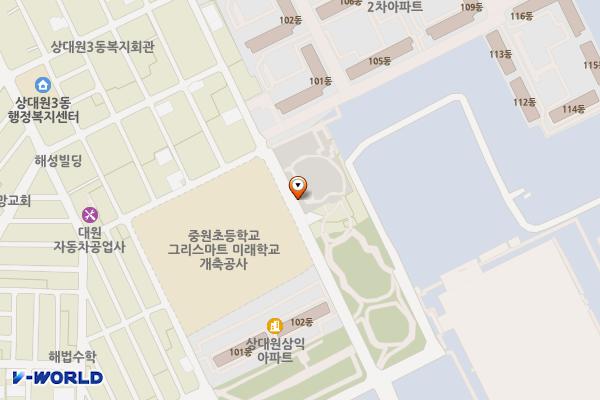 상대원제1공영주차장 위치 지도 — 경기도 성남시 중원구 사기막골로45번길 42