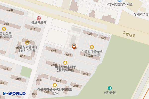 성사2공영주차장 위치 지도 — 경기도 고양시 덕양구 성사동 721