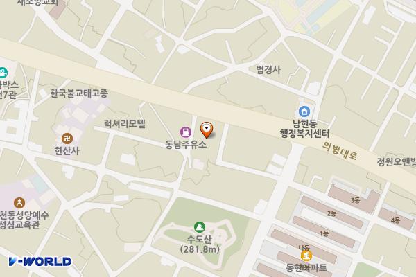 현대 블루핸즈 남천점 위치 지도 — 충청북도 제천시 의병대로 134