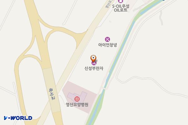 현대 블루핸즈 창녕현대서비스 위치 지도 — 경상남도 창녕군 영산면 영산도천로 440