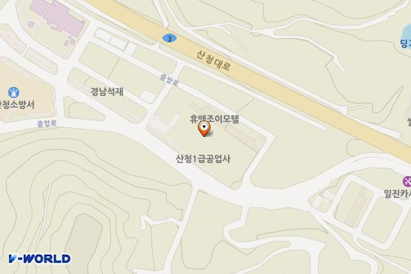 현대 블루핸즈 산청현대서비스 위치 지도 — 경상남도 산청군 산청읍 친환경로2720번길 91