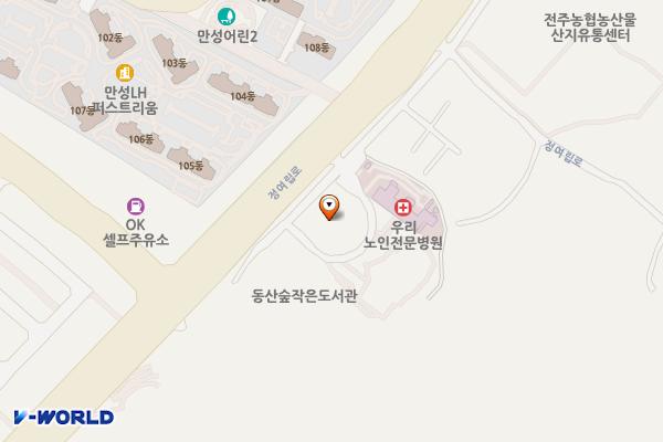 스타벅스 전주만성DT점 위치 지도 — 전북특별자치도 전주시 덕진구 정여립로 972