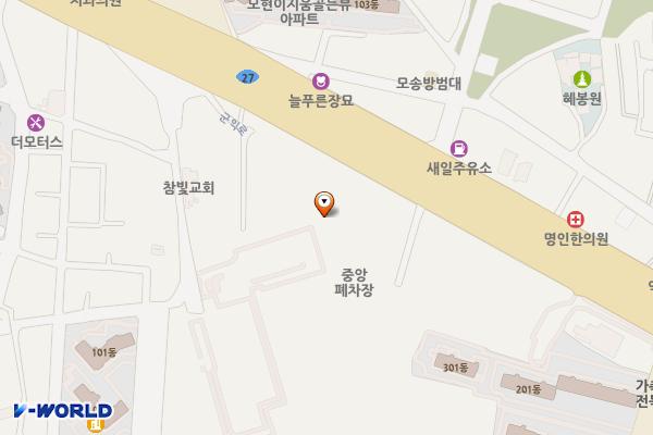 HB 서익산현대서비스 위치 지도 — 전북특별자치도 익산시 군익로 446-1