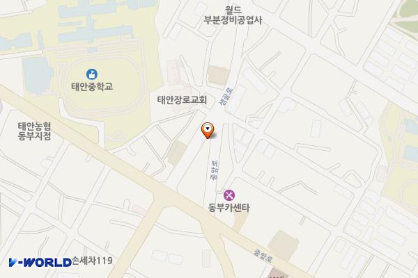 오거리연탄갈비옆 위치 지도 — 충청남도 태안군 태안읍 샘골로 30