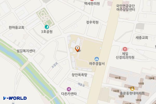 여주경찰서 위치 지도 — 경기도 여주시 창동 155