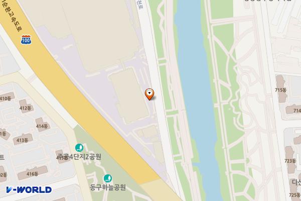 구리농수산물공사 수산동 지상주차장 위치 지도 — 경기도 구리시 동구릉로136번길 90