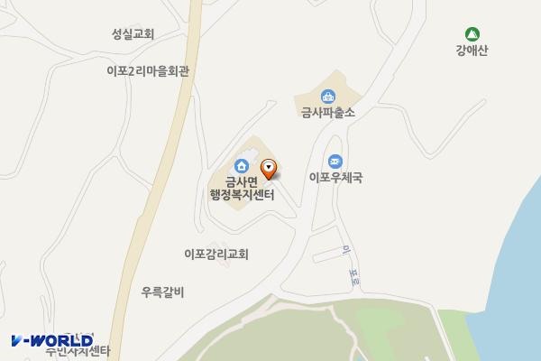 금사면 행정복지센터 위치 지도 — 경기도 여주시 금사면 이포로 27