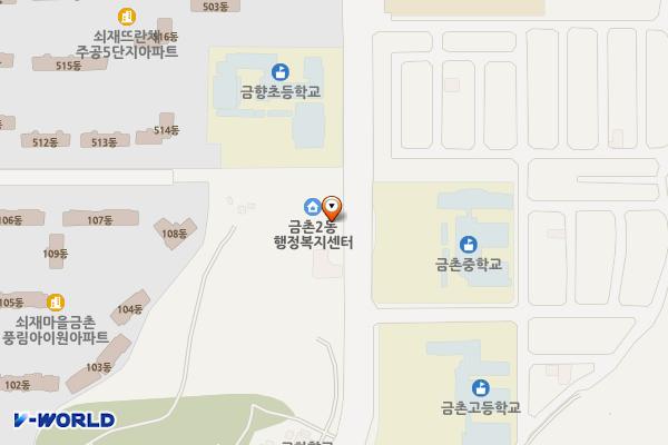 금촌2동 행정복지센터 위치 지도 — 경기도 파주시 금촌동 1011