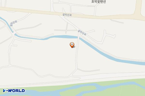 공공체육시설 야구장 위치 지도 — 강원특별자치도 속초시 도문동 1400-2