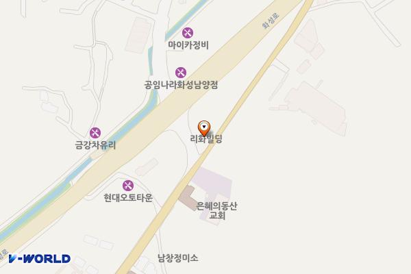 현대자동차 남양대리점 위치 지도 — 경기도 화성시 남양읍 남양시장로25번길 58-5