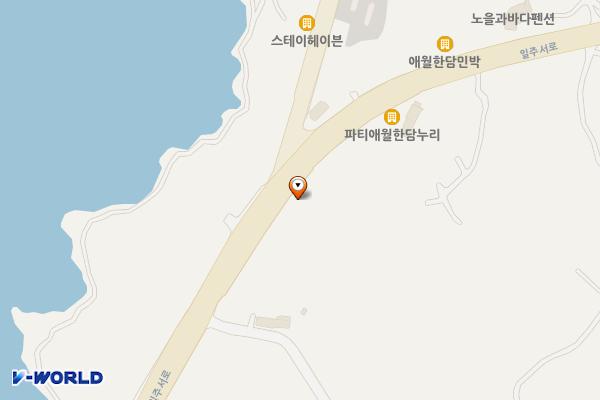 스타벅스 한담해변DT점 위치 지도 — 제주특별자치도 제주시 애월읍 애월리 2431-1