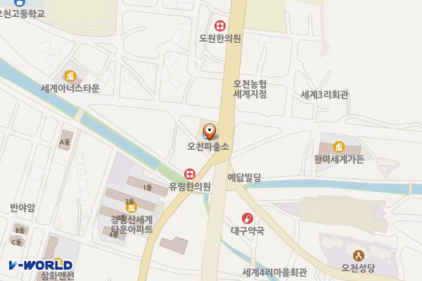 오천파출소 위치 지도 — 경상북도 포항시 남구 오천읍 정몽주로 547